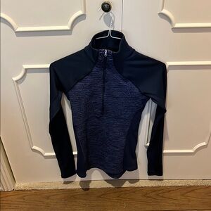 CALIA by Carrie Underwood Dark Blue 1/4 zip Activewear Top